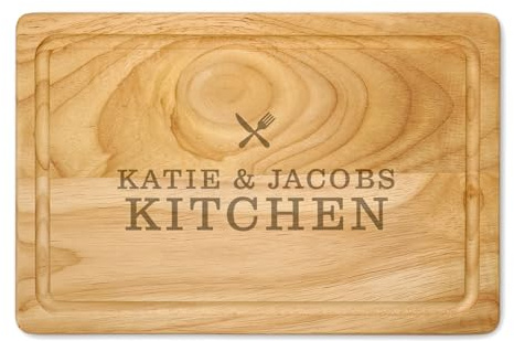 Personalised Engraved Wooden Chopping Board Custom Cheese Board Serving Board Cutting Novelty Gift Birthday Christmas Housewarming Wedding