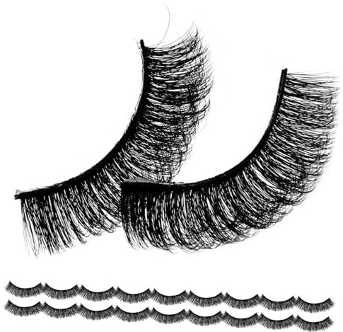VALICLUD 10 Paires Faux Cils Extensions de Cils pour Femme Naturels Effet Naturel Femme Maquillage