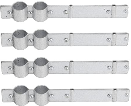 Clamp à tube U Pince de tuyaux d'eau 4 SETS PRINCIPE DE TUYAGE DE CASSION DU RÉSÉRABLE DURABLE RÉSISTANTE DE ZINC ALIN