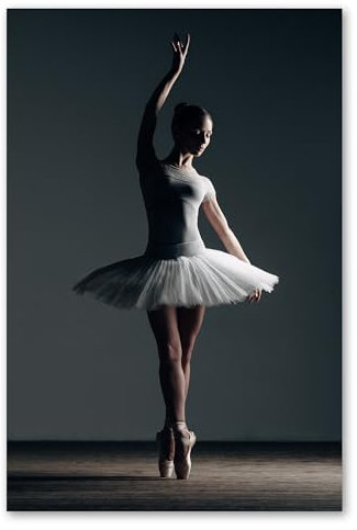 Postereck - 0872 - Ballerina, tutu, dans, balett, klassisk – Dans, Sport, Balett, Klassiskt, Väggkonst, Tryck - affisch - 3:2 61,0 cm x 40,5 cm