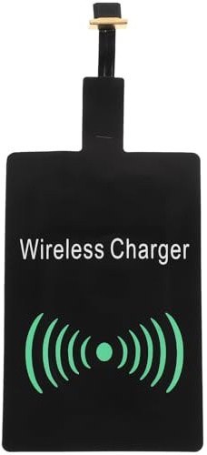 iplusmile Universal Qi Wireless Charging- Receiver- Ultra- Dünne Android Lade Adapter Micro USB Port Modul Patch- Positive Richtung