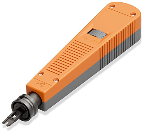 iwillink 110 Punch Down Tool Compatible with Cat5e/Cat6 Cable | Cat6 RJ45 Punch Down Tool for Ethernet Punch Down Block Keystone Jack & Network Wire Cable Repair