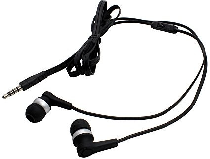 In Ear Stereo Headset kompatibel mit Realme C30, inkl. Rufannahmetaste