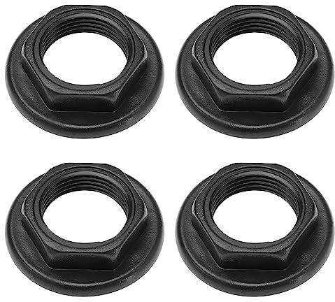 EMSea 4 dadi posteriori per rubinetto del lavandino da 3/4 BSP dadi posteriori in plastica accessori per rubinetti per lavabo da bagno miscelatori dadi posteriori flangiati rotondi strumenti