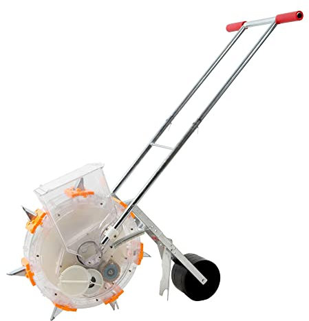 RNQZ Garden Agricultural Seeds Dispenser, Fertilizer Seeder, for Lawns, Precision Manual Seeder Corn Cotton Soybean Peanut Planter