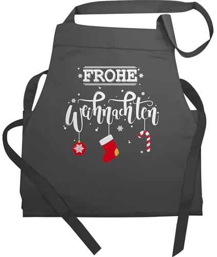 Shirtracer - Schürze Geschenk - Weihnachtsschürze - Erwachsene - Frohe Weihnachten I Weihnachtsmotiv