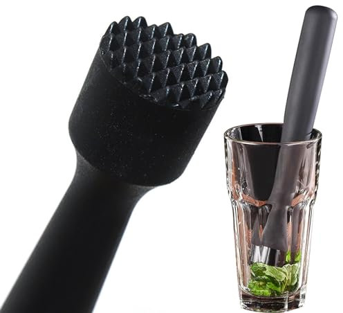 KLLJ Stößel für Cocktail,Stössel Cocktails Muddler,Cocktail Stössel Ice Crusher,Eiszerkleinerer Zubehör Crasher Eiscrusher Krautstampfer Cocktail Zubehör