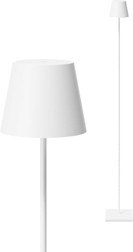 SIGOR Nuindie 2.0 LED Akku-Stehleuchte, schneeweiß | Dimmbar • Indoor & Outdoor • IP54 • 120 cm • USB-C • 12 h Leuchtdauer