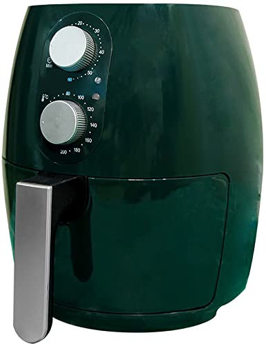 Freidora de aire de 7 litros y 1350 W que puede freír al aire, asar al aire, hornear, recalentar y deshidratar, cocina en horno con cesta antiadherente esperanzada caridad