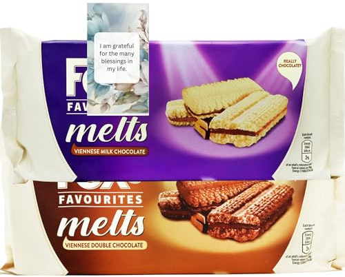 Chocolate biscuits bundle With Favourites Double Choc Melts and Viennese Milk Choc Sandwich Melts (2 Mixed Pack) - By Oerich Gift