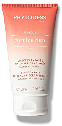 Masque SYMBIO SUN - Soin Cheveux Exposés Naturels ou Colorés 150ml - Nutrition, Éclat et Protection Solaire