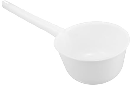 ABOOFAN Louche à Eau Plastique à Long Manche Capacité Élevée Résistante et Facile à Nettoyer pour Cuisine Salle de Bain et Jardin