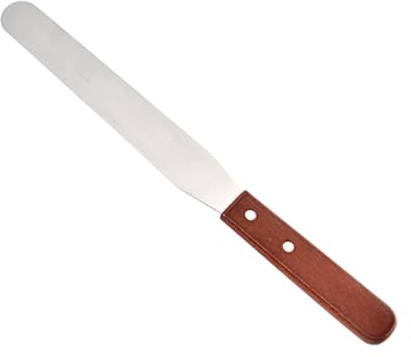LALADEFIEE Spatule Cire Épilation Corps Applicateur De Cire Portable En Acier Inoxydable Avec Manche En Bois Grattoir Rectiligne Léger Pour Maison Et Salon
