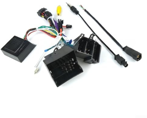 Aprilsunnyzone Décodeur de faisceau de câblage Canbus 16 broches compatible Android pour Porsche Cayenne 2003 à 2018 Installation radio