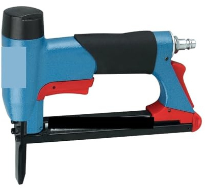 Agrafeuse pneumatique, 8016LN Agrafeuse pneumatique à fil fin long bec, type cloueuse, gaz, pistolet clous en bande de U, agrafeur pour les projets de bricolage