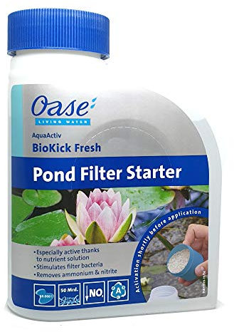 Oase AquaActiv BioKick Fresh Pond Filter Starter Beneficial Bacteria 500ml