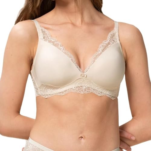 Triumph - Amourette Charm P - Schalen-BH ohne Bügel (85C Creamy Dream)