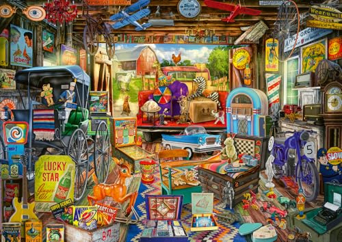 Schmidt Spiele 5897 Garagen-Flohmarkt, 500 Teile Puzzle