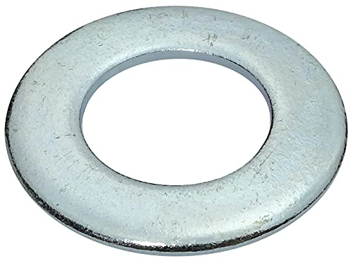 AERZETIX - C49135 - Satz von 100 Unterlegscheiben flach breiter - beilagscheiben - M12 Ø24mm H 2.5mm - aus verzinktem stahl - DIN 125 - für holzkonstruktionen