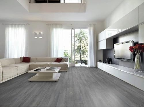 PVC Bodenbelag Vinylboden in sanftem Holz Design, Zuschnitt (5m breit / 7,5m lang)