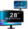 ZOEGAA Blickschutzfolie 28 Zoll Monitor 16:9 Seitenverhältnis, Abnehmbarer Sichtschutzfolie, Anti Blaulicht Blendschutz Sichtschutz für Hp/Dell/Acer/Lenovo/ThinkPad/Asus