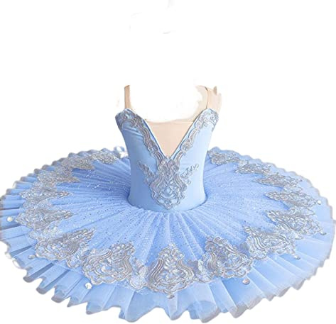 WIINXX Mädchen Kind Ballett Tutu Rock Dehnbares Trikot Wettkampfkleid Schwanensee Kostüm Kinder Bauchtanz Kostüme Bühnenkleid