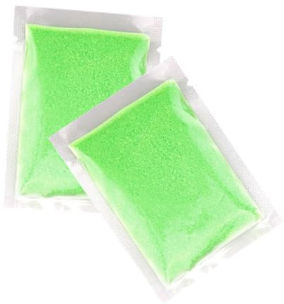 SAFIGLE Leuchtender Nagelglitzer 2 Stück-pack 20g Fluoreszierendes Pulver Grün Phosphoreszierendes Sandpulver Für Selbstgemacht Nagelkunst Im Dunkeln Leuchtendes Pigment