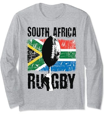 Südafrika Rugby Trikot Rugby South Africa Rugby Langarmshirt