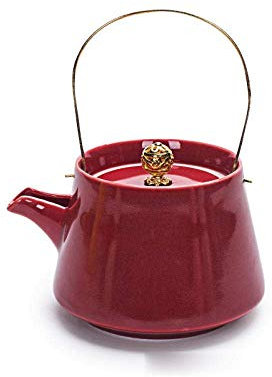 sjdoPulse Tetera Tetera Celadón Tetera De Viga De Cerámica Tetera De 240 Ml Tetera PU Er Juego De Té para El Hogar Tetera Individual Tetera De Cerámica Tetera Tetera