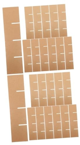 ULTECHNOVO 24 Stück Kartons Kartontrennwände Kartons für Verpackungstransporte Kisten packen und mehrwegverpackung verpackungsmaterial Glastrennwände für Umzugskartons Papier