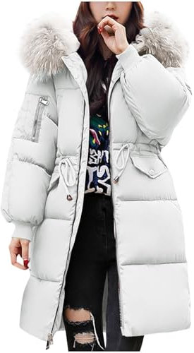 ZTFYKLIN Prime of Day Angebot Waterproof Jacket Women Cordmantel Damen Lang Wintermantel Damen Gefüttert Wintermantel Daunen Damen Damen Mantel Daunen Lang Urlaub Kleidung Damen