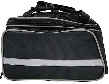 JECOMPRIS Fahrrad Satteltasche Für Mountainbike wasserdichte Rücksitztasche Gepäckträgertasche Schultertasche Für Fahrradzubehör Mit Zufälliger Randfarbe
