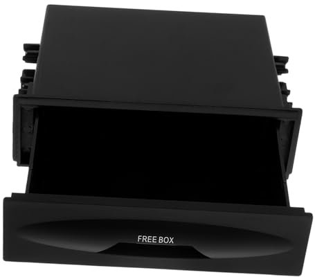 iplusmile Organisateur De Rangement pour CD Automobile avec Boîte De Stockage Intégrée De Gestion Espace pour Tableau De Bord Installation Facile Et Design Élégant