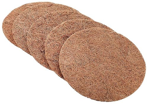 HEMOTON 5piezas Estera De De Tapete De Protector para Macetas Tapetes para Macetas Forma De Huevo De para Uso Jardinería