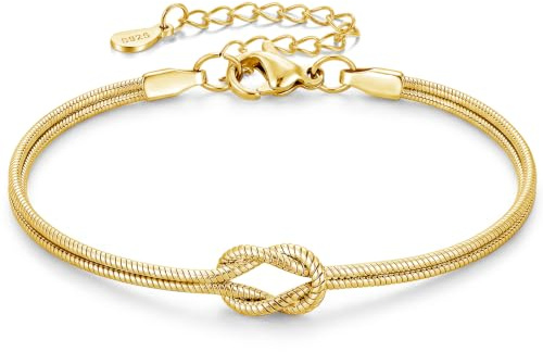 2 Stück Freundschaftsarmbänder Knoten Armband Damen, Partner Armbänder