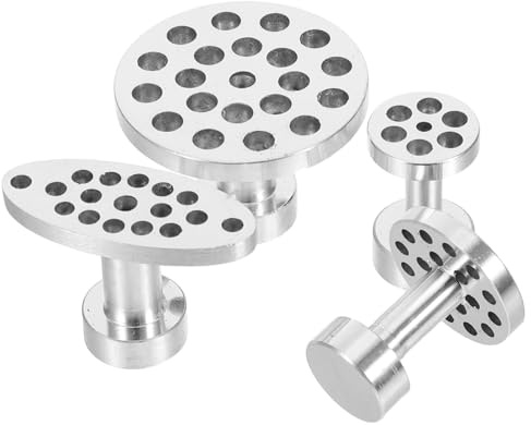 ARTSEWPLY 4pcs Kit Aluminum Puller Tabs with Slide Hammer Paintless Dent Removal Tool for Auto Body DIY and Professional Automotive Repairs Lightweight Alloy