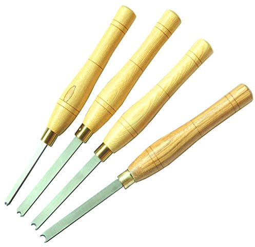 Wood Lathe Chisel Set, High Speed Steel - Bead Cutting Tools for Woodworking, Ideal for Bead Forming and Cutting Operations