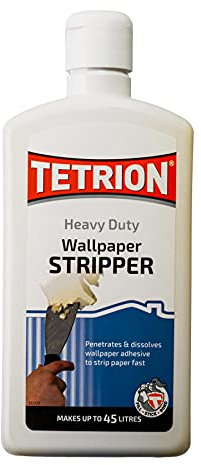 Tetrion Wallpaper Stripper Remover - Highly Concentrated Solution for Easy Removal - Ideal for All Wallpaper Types 500ml