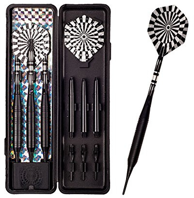 Spove Soft Tip Darts Set – 20 Gramm – Messing-Barrel Aluminium Darts Schäfte für elektronische Dartscheibe