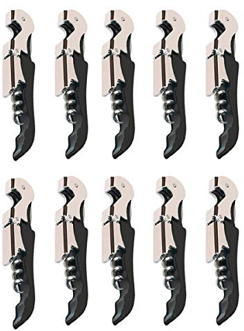 Tire-bouchon professionnel avec charnières en acier inoxydable robuste pour serveurs de restaurant, sommelier, barman