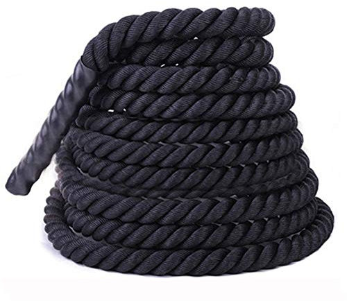 Battle Rope HUA Krafttraining Seil, Battle Seil 50mm 9m, Sport Outdoor Klettern Seil, Verschleißfest Und rutschfest, Männer Und Frauen Ganzkörpermuskeltraining Fitness Seil