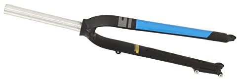 Federgabel, 26/27,5/29 Zoll Mountainbike-Federgabel aus Aluminiumlegierung, 28,6 mm gerades Rohr QR 9 mm(Schwarz Blau)