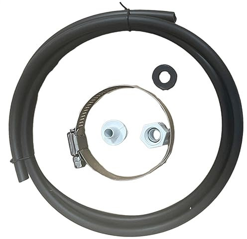 Donkivvy Tuyau d'alimentation chlorateur pour Hayward CL220 CLX220GA, avec écrou de fixation de selle, kit de connexion de tube de serrage