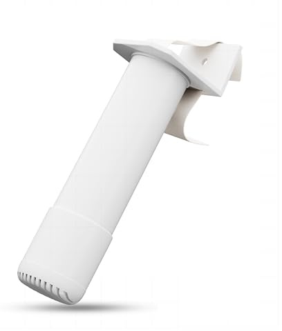 Karl Dahm® Türstopper für Handtuchheizkörper (Weiß) – Ohne Bohren, Einfache Montage mit Klettverschluss – Türpuffer, Gummipuffer – Made in Germany - 13687