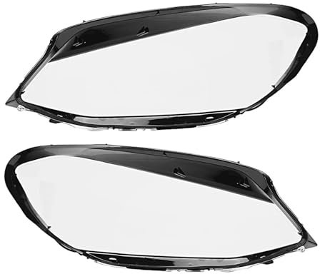 QWERTYUI AISHANBAIHUODIAN Auto-Frontscheinwerfer-Scheinwerfer-Objektivabdeckung, passend for VW Golf 7 MK7 GTI 2014 2015 2016 2017, klare, transparente Lampenschirmabdeckung(Pair)