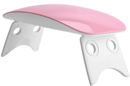 Namvo Mini luce per unghie, luce USB portatile, luce di cottura a LED portatile, asciugatrice per smalto, accessori professionali per strumenti per unghie (rosa)