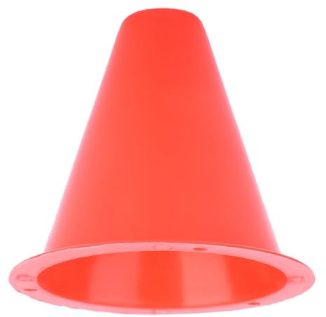 TIKATARER Mini Cônes pour Le Sport, 10 Pièces, Cônes en Plastique pour Entraînement de Football, Barrières de Football, Support de Marqueur en Plastique, Accessoire (Rouge)
