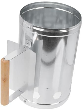 OFFSCH Bbq Carbon Barrel Fire Starter Barrel Starter Can for Burning for Outdoor Bbq Charcoal Lighter and Use