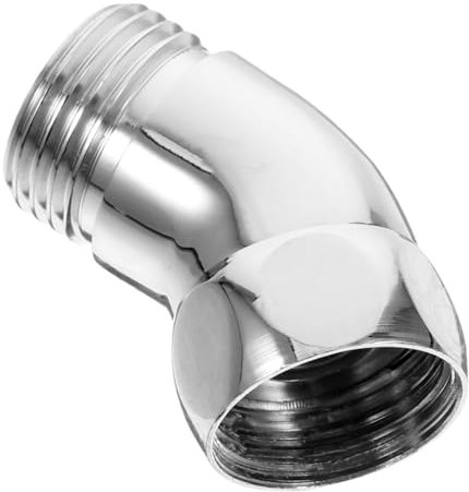 jojofuny Duschkopf Winkeladapter Kupfer 135° Verbindungsstück Verchromt Kompatibel Mit Hand Und Wanddusche Robuster Kupferanschluss Für Badewanne Und Brause Flexible Duschverlängerung