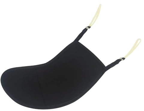 Zubehör Für Geige Kinnhalterschutz Für Violine Zubehör Für Musikinstrumente(Black 3-4 4-4)